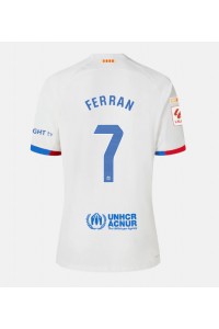 Fotbalové Dres Barcelona Ferran Torres #7 Venkovní Oblečení 2023-24 Krátký Rukáv